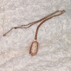 Kendra Scott Rose Gold Pendant Necklace